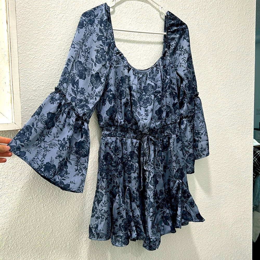 Silk romper
